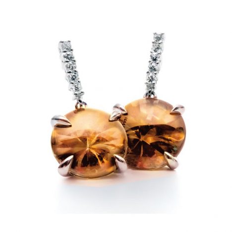 Pendientes Muyuyu Plata y aguamarina