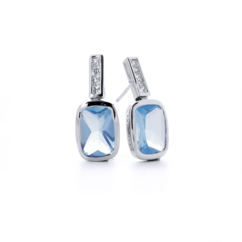 Pendientes Busiga Plata y C R