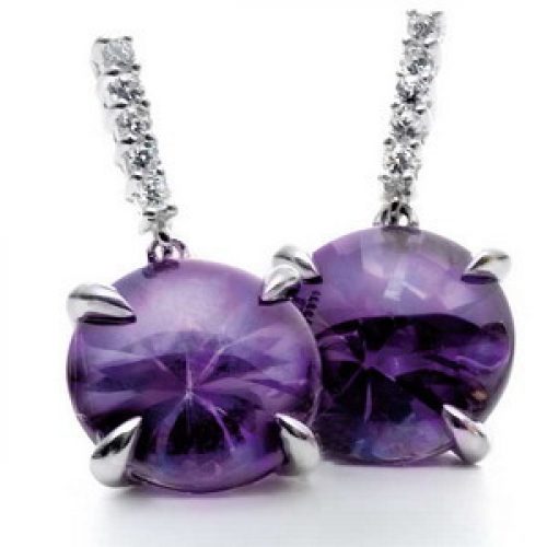 Pendientes Jimbi Plata y amatista