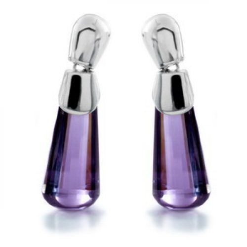 Pendientes Plata y amatista