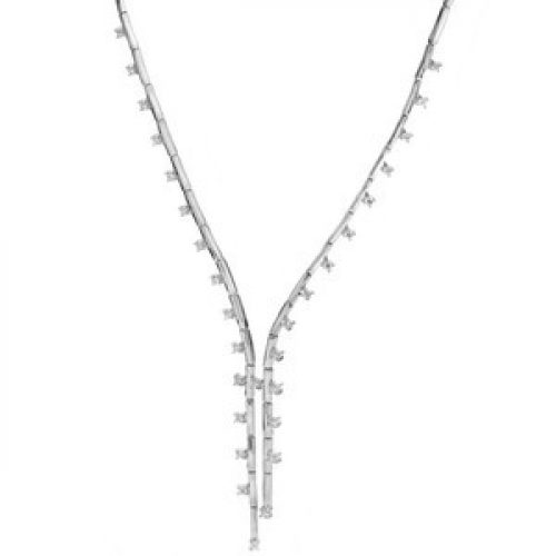 Collar Buraza Plata y Cz Brillante