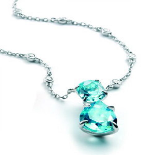 Collar Tanganyika Plata y santa maria africana