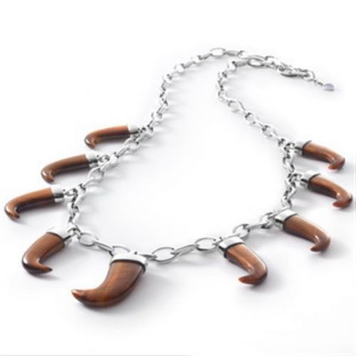 Collar Simba Plata ojo de tigre/C R vi